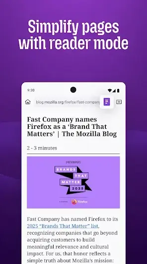 Firefox Fast & Private Browser screenshot 4