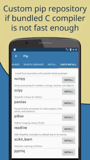 Pydroid 3 - IDE for Python 3 screenshot 4