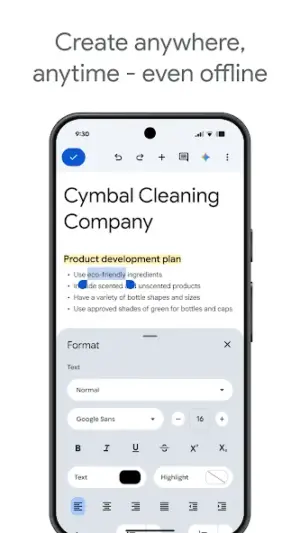Google Docs screenshot 4