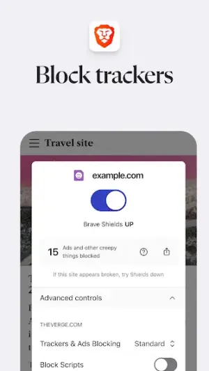 Brave Private Web Browser, VPN screenshot 4