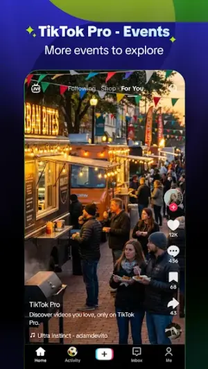 TikTok Pro - Events screenshot 5