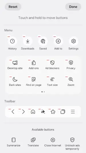 Samsung Browser screenshot 5