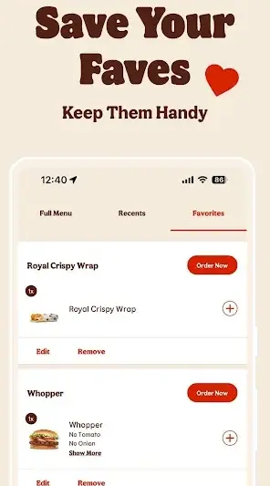 BURGER KING® App screenshot 5